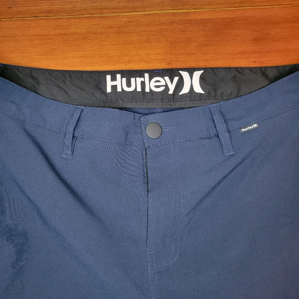 Hurley Navy Walking Shorts Size 30 - Picture 4 of 6
